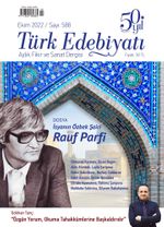 Türk Edebiyatı Aylık Fikir ve Sanat Dergisi Sayı: 588 Ekim 2022