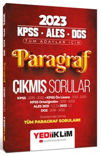 2023 KPSS ALES DGS Paragraf Çıkmış Sorular