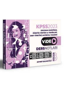 2023 KPSS Eğitim Bilimleri Program Geliştirme Öğretim Yöntem ve Teknikleri Video Ders Notları 