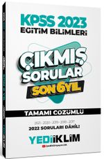 2023 KPSS Eğitim Bilimleri Son 6 Yıl Tamamı Çözümlü Çıkmış Sorular