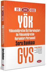 Yükseköğretim Üst Kuruluşları İle Yükseköğretim Kurumları Personeli (Yök) Gys Soru Bankası