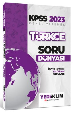 2023 KPSS Genel Yetenek Türkçe Soru Dünyası 