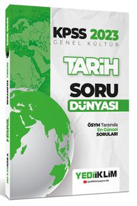 2023 KPSS Genel Kültür Tarih Soru Dünyası  