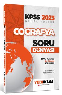 2023 KPSS Genel Kültür Coğrafya Soru Dünyası  