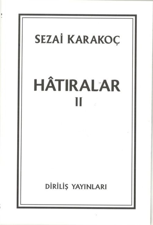 Hatıralar II