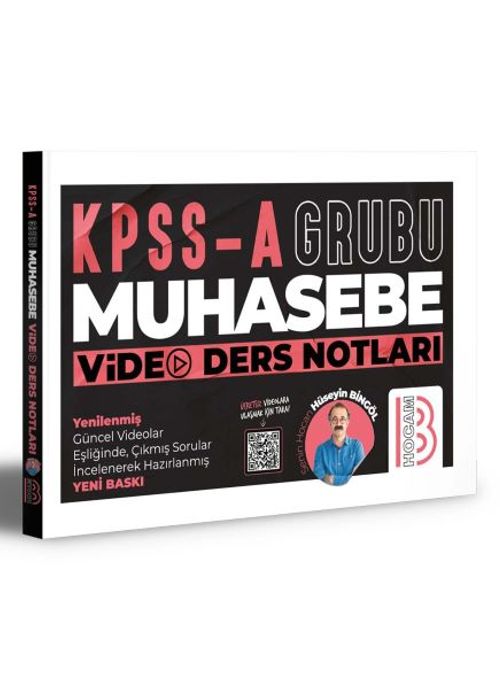 KPSS A Grubu Muhasebe Video Ders Notları 