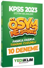 2023 KPSS Eğitim Bilimleri Ösym Ne Sorar Tamamı Çözümlü 10 Fasikül Deneme