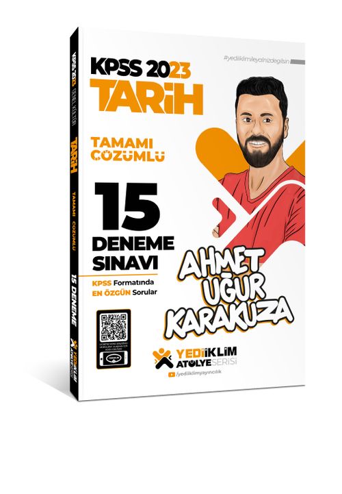 2023 KPSS Atölye Serisi Tarih Tamamı Çözümlü 15 Deneme Sınavı