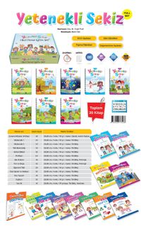Yetenekli Sekiz Okul Öncesi Eğitim Seti (20 Kitap)