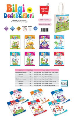 Bilgi Dedektifleri 5+ Yaş Çantalı Set (14 Kitap)