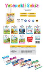 Yetenekli Sekiz 4+ Yaş Çantalı Set (13 Kitap)