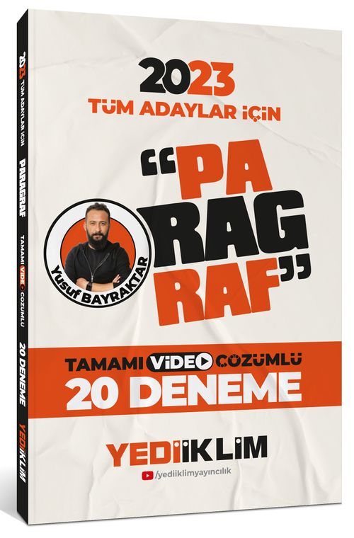 2023 Tüm Adaylar İçin Paragraf Tamamı Video Çözümlü 20 Deneme 