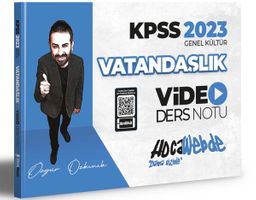 2023 KPSS Vatandaşlık Video Ders Notu