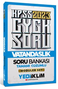 2023 KPSS Genel Kültür Vatandaşlık Tamamı Çözümlü Soru Bankası ( Modüler Set İçerisindeki)
