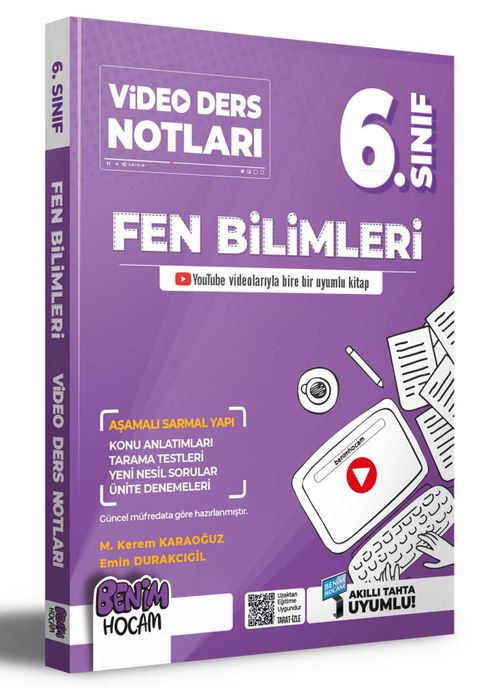 2022 6.sınıf Fen Bilimleri Video Ders Notları (Konu Anlatımı) 
