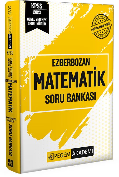 2023 Ezberbozan KPSS Genel Yetenek Genel Kültür Matematik Soru Bankası