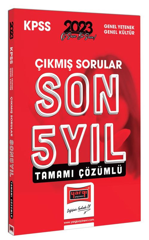 2023 KPSS Genel Yetenek Genel Kültür Tamamı Çözümlü Son 5 Yıl Çıkmış Sınav Soruları