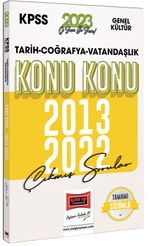 2023 KPSS Genel Kültür (Tarih-Coğrafya-Vatandaşlık) 2013-2022 Konu Konu Çıkmış Sorular ve Çözümleri