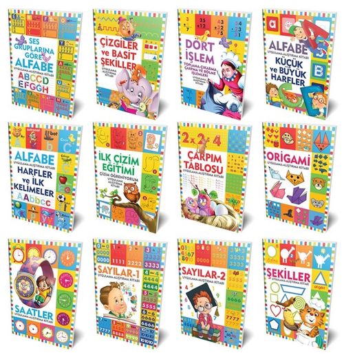 Etkinlik Kitapları (12'li Set)