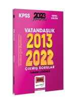 2023 KPSS Vatandaşlık 2013-2022 Tamamı Çözümlü Çıkmış Sorular