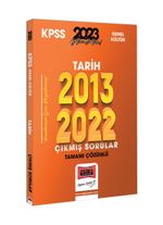2023 KPSS Tarih 2013-2022 Tamamı Çözümlü Çıkmış Sorular