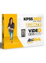 2023 KPSS Türkçe Video Ders Notu