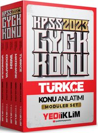 2023 KPSS Genel Yetenek Genel Kültür Konu Anlatımlı Modüler Set