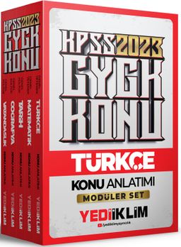 2023 KPSS Genel Yetenek Genel Kültür Konu Anlatımlı Modüler Set