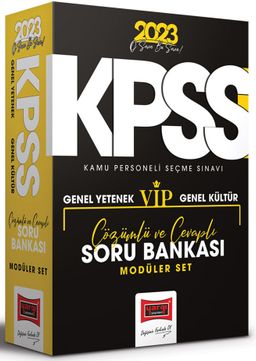 2023 KPSS Genel Yetenek Genel Kültür Tüm Dersler Tamamı Çözümlü Modüler Soru Bankası Seti