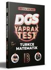 2023 DGS T&uuml;rk&ccedil;e - Matematik Yaprak Test