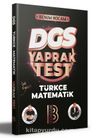 2023 DGS Türkçe - Matematik Yaprak Test