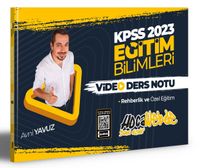 2023 KPSS Eğitim Bilimleri Rehberlik ve Özel Eğitim Video Ders Notları