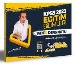 2023 KPSS Eğitim Bilimleri Rehberlik ve Özel Eğitim Video Ders Notları