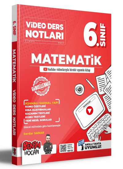 2022 7. Sınıf Matematik Video Ders Notları (Konu Anlatımı) (Serdar