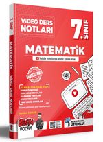 2023 7. Sınıf Matematik Video Ders Notları (Konu Anlatımı) 
