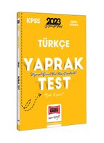 2023 KPSS Türkçe Çek Kopart Yaprak Test