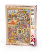 Surname - Altıncı Gün. Berberler, Mumcular Ve Saraçlar Alayı Ahşap Puzzle 500 Parça (TS60-D)