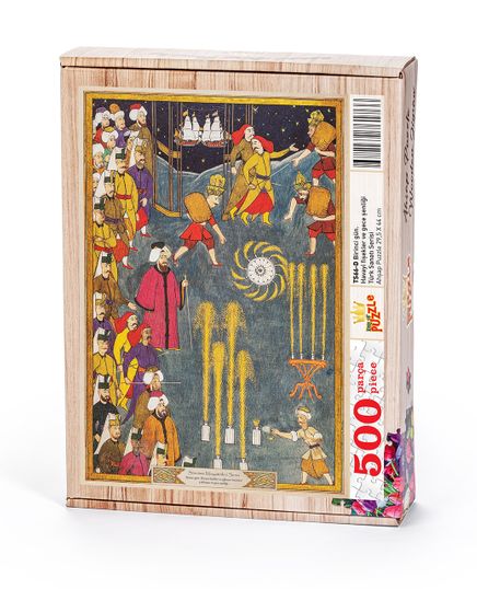 Surname - Birinci Gün. Havayi Fişekler Ve Gece Şenliği	Ahşap Puzzle 500 Parça	(TS66-D)