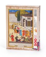 Surname - Birinci Gün. Nahılları Seyre Giden Padişah ve Şehzadeler Ahşap Puzzle 500 Parça (TS68-D)