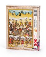 Surname - Birinci Gün. Padişah ve Hizmetlileri Okmeydanı'na Gidiyorlar Ahşap Puzzle 500 Parça (TS70-D)