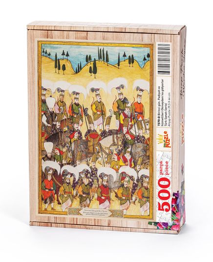 Surname - Birinci Gün. Padişah ve Hizmetlileri Okmeydanı’na Gidiyorlar Ahşap Puzzle 500 Parça (TS70-D)