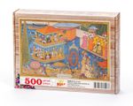 Surname - Üçüncü Gün. Yüksek Kubbeli Köşk Şeklinde Sal Ahşap Puzzle 500 Parça (TS88-D)