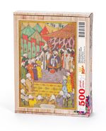 Surname - Dördüncü Gün. Vezir Ali Paşa'nın Kabulü Ahşap Puzzle 500 Parça (TS74-D)