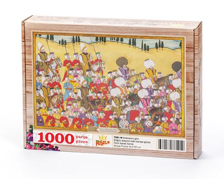 Surname - Onbeşinci Gün. Düğün Alayının Eski Saraya Geçişi Ahşap Puzzle 1000 Parça (TS81-M)