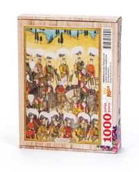 Surname - Birinci Gün. Padişah Ve Hizmetlileri Okmeydanı’na Gidiyorlar Ahşap Puzzle 1000 Parça (TS69-M)