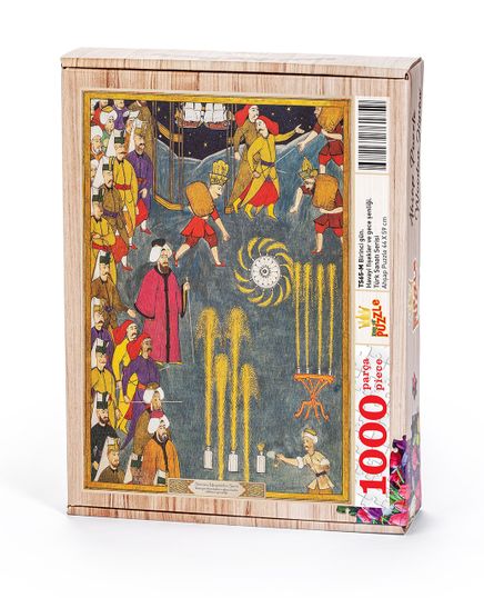 Surname - Birinci Gün. Havayi Fişekler ve Gece Şenliği Ahşap Puzzle 1000 Parça (TS65-M)