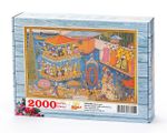 Surname - Üçüncü Gün. Yüksek Kubbeli Köşk Şeklinde Sal Ahşap Puzzle 2000 Parça (TS70-MM)