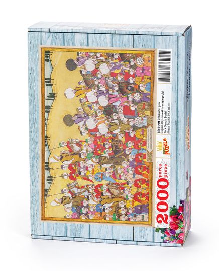 Surname - Onbeşinci Gün. Düğün Alayının Eski Saraya Geçişi Ahşap Puzzle 2000 Parça (TS67-MM)