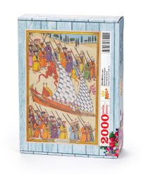 Surname - İkinci Gün. Baştarda Biçimli Gemi	Ahşap Puzzle 2000 Parça (TS64-MM)