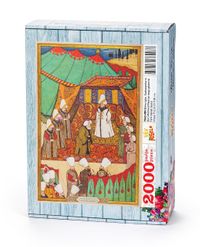 Surname - Birinci Gün. Sadrazamların Hacı Mehmed Paşa'ya Saygı Gösterisi Ahşap Puzzle 2000 Parça (TS62-MM)